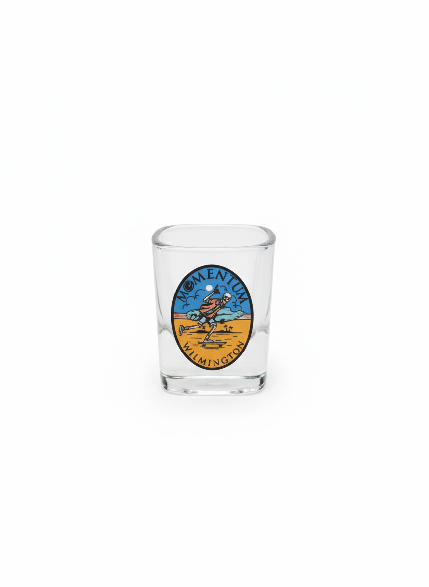Surfer Skater Collection Square Shot Glass