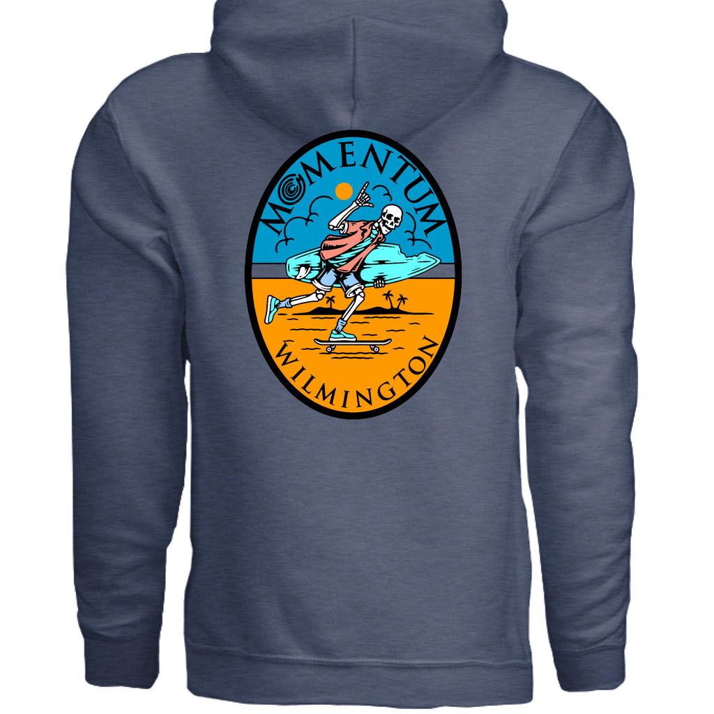 Heather Sport Dark Navy - BACK