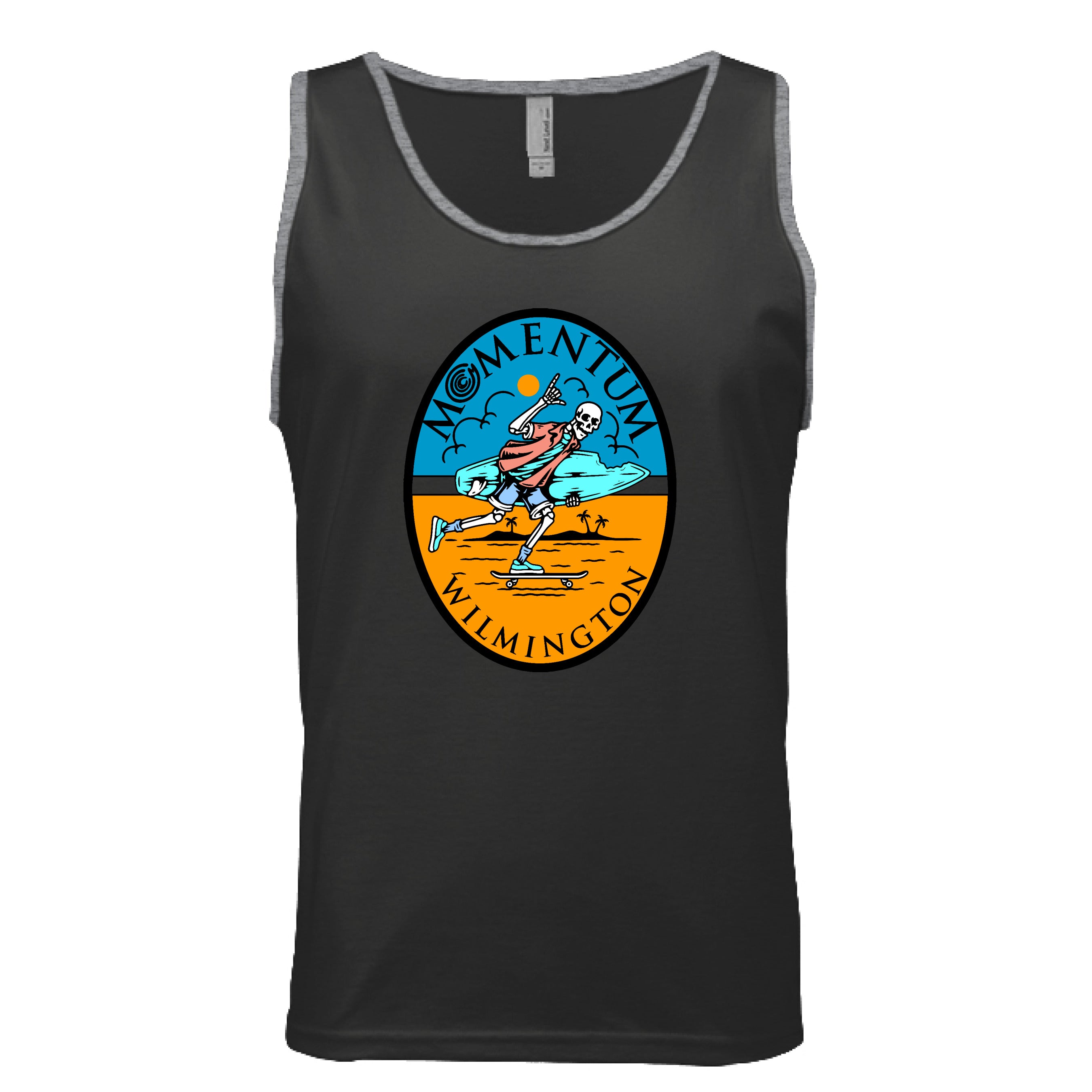 Black/ Heather Grey - FRONT